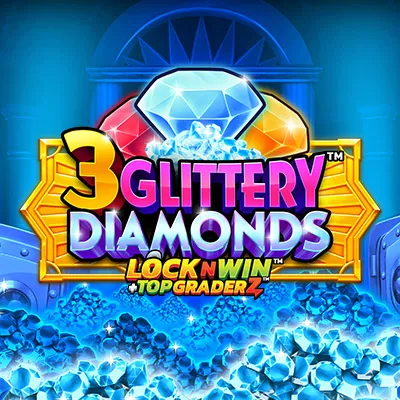 3 Glittery Diamonds logo