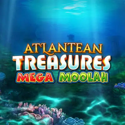 Atlantean Treasures Mega Moolah logo